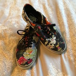 Ladies floral vans